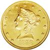 Image 1 : 1858-S $10 AU55 NGC. A sharply struck e