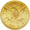Image 2 : 1873-S $10 AU53 NGC. Production of Eagl