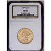 Image 3 : 1879 $10 MS64 NGC. Possible 1879/8. Bre