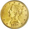 Image 1 : "1887 $10 MS62 PCGS. Even though 53,600 "