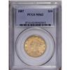 Image 3 : "1887 $10 MS62 PCGS. Even though 53,600 "