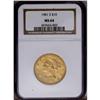 Image 1 : 1901-S $10 MS64 NGC. A satiny and pinpo