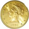 Image 1 : 1901-S $10 MS66 PCGS. Repunched 19 in d