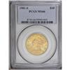 Image 3 : 1901-S $10 MS66 PCGS. Repunched 19 in d