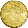 Image 1 : 1902-S $10 MS64 PCGS. Original olive an