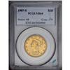 Image 3 : 1907-S $10 MS64 PCGS. The final year fo