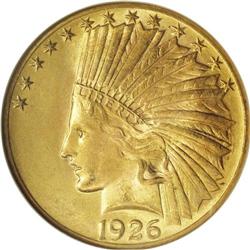 1926 $10 MS64 NGC. A pleasing display o