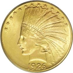 1926 $10 MS64 PCGS. Save for occasional