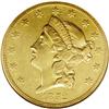 Image 1 : 1852-O $20 AU55 NGC. This attractive ex