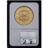 Image 2 : 1861 $20 AU55 NGC. An attractive aprico