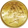 Image 1 : 1861 $20 MS63 NGC. The 1861 double eagl