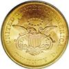 Image 2 : 1861 $20 MS63 PCGS. Despite its status 