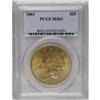 Image 3 : 1861 $20 MS63 PCGS. Despite its status 