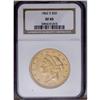 Image 1 : 1862-S $20 XF45 NGC. The date is repunc