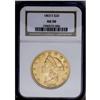 Image 1 : 1863-S $20 AU50 NGC. Here is another da