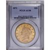 Image 1 : 1872 $20 AU58 PCGS. A well struck Type 