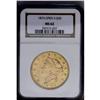 Image 3 : 1873 $20 Open 3 MS62 NGC. A bold and lu