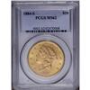 Image 1 : 1884-S $20 MS62 PCGS. Blended olive and