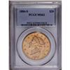 Image 1 : 1884-S $20 MS62 PCGS. Satiny and just a