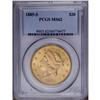 Image 1 : 1885-S $20 MS62 PCGS. A moderately abra