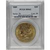Image 3 : 1889 $20 MS62 PCGS. Boldly struck with 