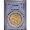 Image 1 : 1891-S $20 MS62 PCGS. Bright and flashy