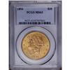 Image 1 : 1894 $20 MS63 PCGS. Lustrous and well s