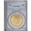 Image 1 : 1895 $20 MS63 PCGS. Bright luster and p