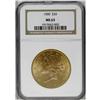 Image 1 : 1900 $20 MS63 NGC. Pleasing luster and 