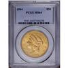 Image 1 : 1904 $20 MS64 PCGS. Green-gold and peac