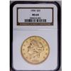 Image 1 : 1904 $20 MS64 NGC. Just a few light tic