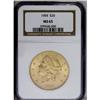 Image 3 : 1904 $20 MS65 NGC. 1904[$20] MS65 NGC.