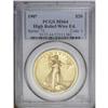 Image 3 : "1907 $20 High Relief, Wire Rim MS64 PCG"