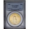 Image 1 : 1908 $20 No Motto MS65 PCGS. Lovely ora