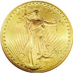 1911 $20 MS67 NGC. A remarkably preserv