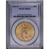 Image 1 : 1911-S $20 MS64 PCGS. An attractive nea