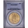 Image 3 : 1911-S $20 MS65 PCGS. While a Central A