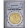 Image 3 : 1913 $20 MS63 PCGS. This 1913 double ea