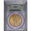Image 3 : 1914 $20 MS64 PCGS. The 1914 has the lo