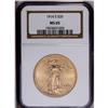 Image 1 : 1914-S $20 MS65 NGC. Both sides exhibit