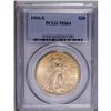 Image 1 : 1916-S $20 MS64 PCGS. A softly frosted 