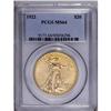 Image 1 : 1922 $20 MS64 PCGS. Attractive brass-go