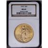 Image 3 : 1922 $20 MS65 NGC. Deep orange-gold and