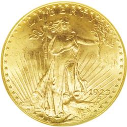 1923-D $20 MS66 NGC. 1923-D[$20] MS66 N
