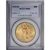 Image 3 : 1923-D $20 MS66 PCGS. Beautiful peach-g