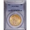 Image 1 : 1924 $20 MS65 PCGS. Two shades of apric