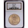 Image 3 : 1924 $20 MS66 NGC. This lustrous peach-
