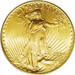 1924 $20 MS66 PCGS. Beautifully frosted