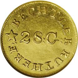 "(1837-42) G$1 C.Bechtler Dollar, N Reve"