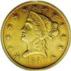 Image 1 : "1861 $10 Clark, Gruber & Co. Ten Dollar"
